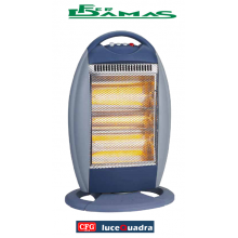 STUFA ALOGENA CON FUNZIONE OSCILLANTE 1200 W MOD."HALO 1200"